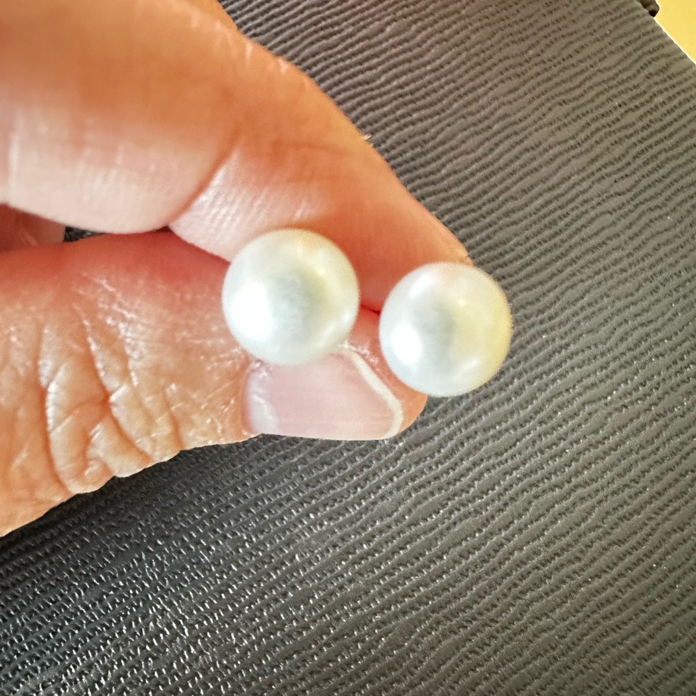 Pearl Stud Earrings